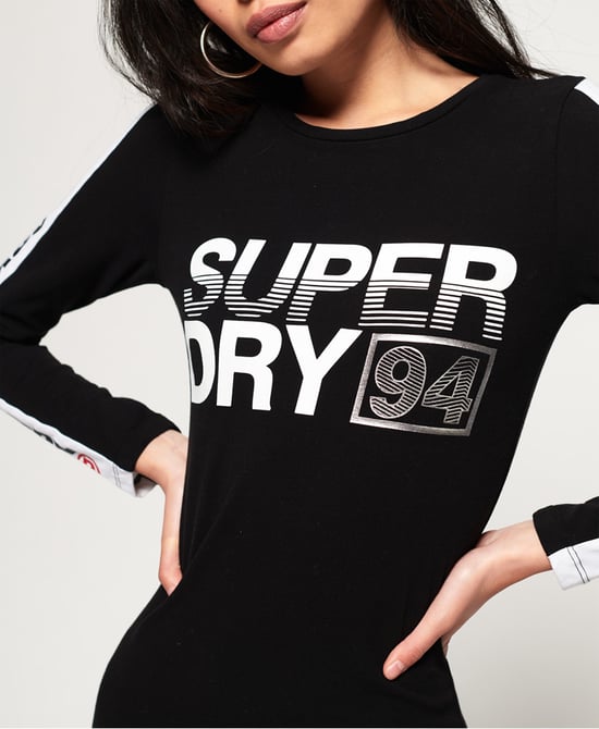 Superdry Bodycon Graphic Mini Dress