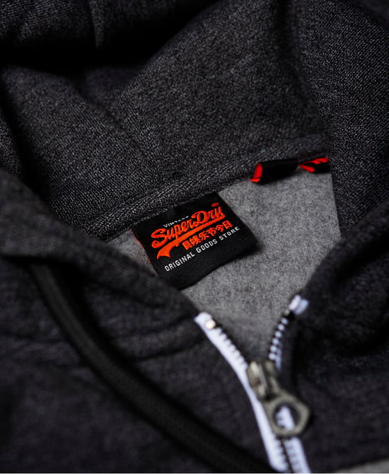 Superdry Sweat Shirt Shop Magma Panel Zip Hoodie