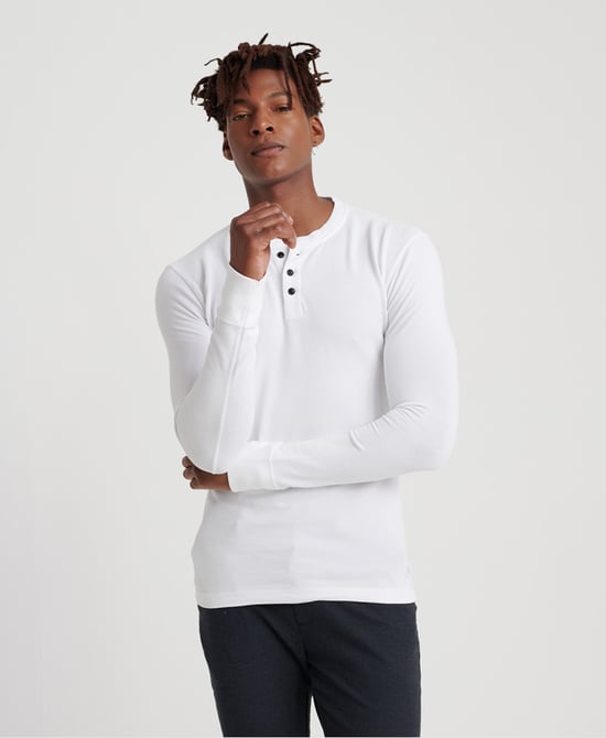 Superdry Edit Long Sleeved Henley Top