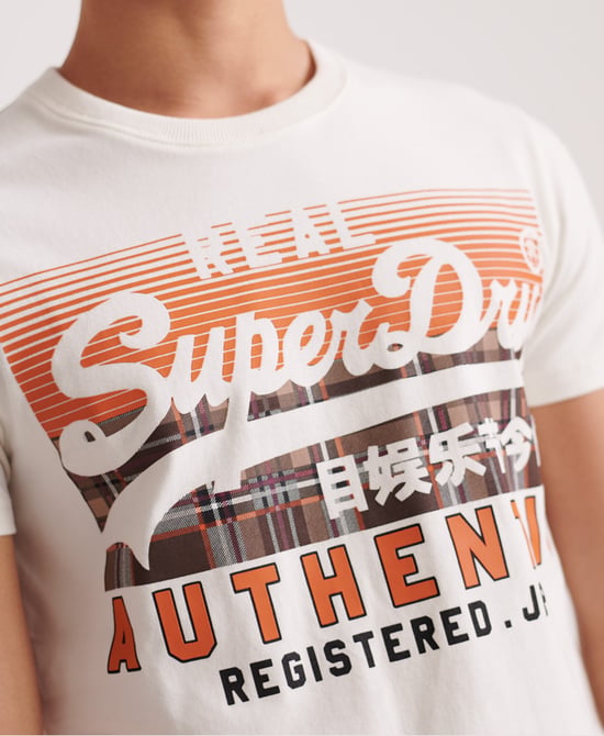 Superdry Vintage Authentic Check T-Shirt