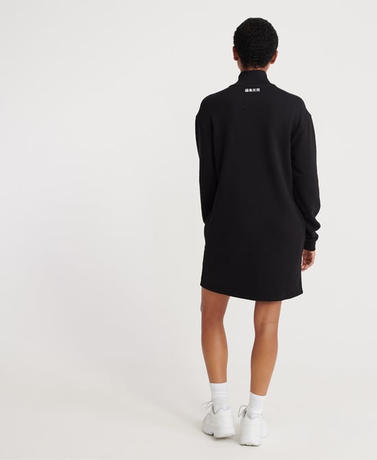 Superdry Edit Quarter Zip Sweat Dress
