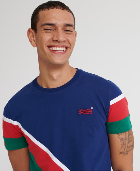 Superdry Orange Label Crafted Cut & Sew T-Shirt