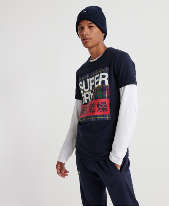 Superdry Crafted Check T-Shirt