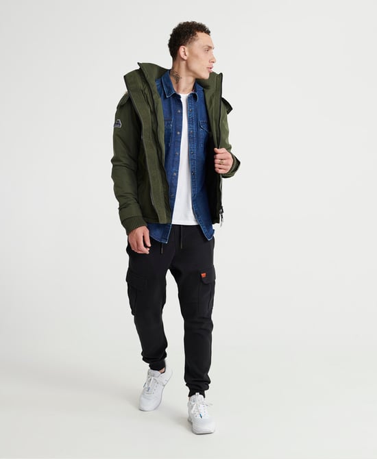 Superdry Microfibre Faux Fur Hooded SD-Windattacker Jacket