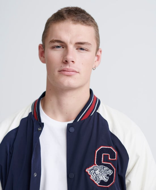 Superdry Hooded Collegiate Bomber Jacket