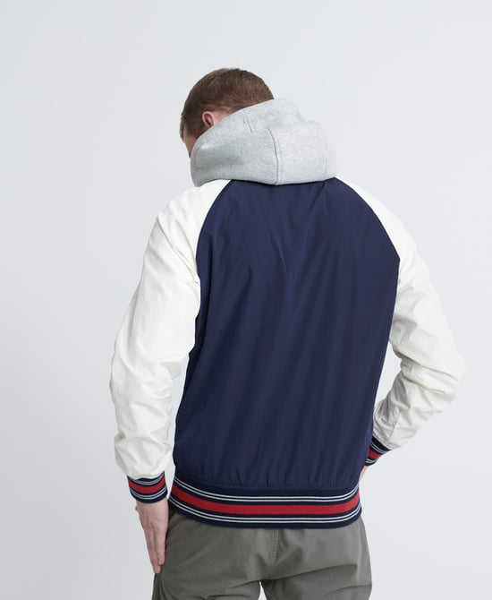 Superdry Hooded Collegiate Bomber Jacket