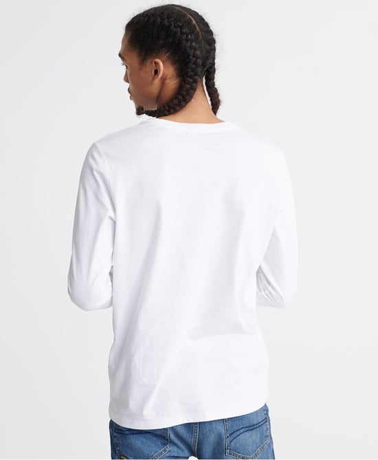 Superdry Organic Cotton Standard Label Long Sleeved Top