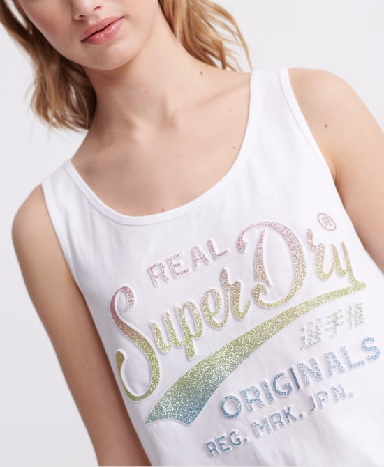Superdry Real Originals Embossed Classic Vest Top