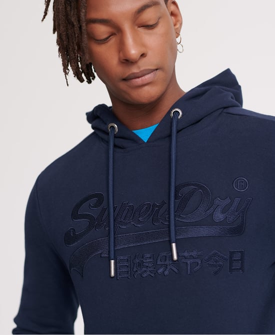 Superdry Vintage Logo Embroidered Loopback Hoodie