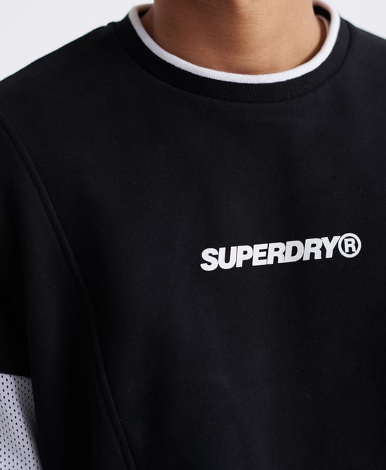 Superdry Future Mascot Airtex Loopback Crew Sweatshirt