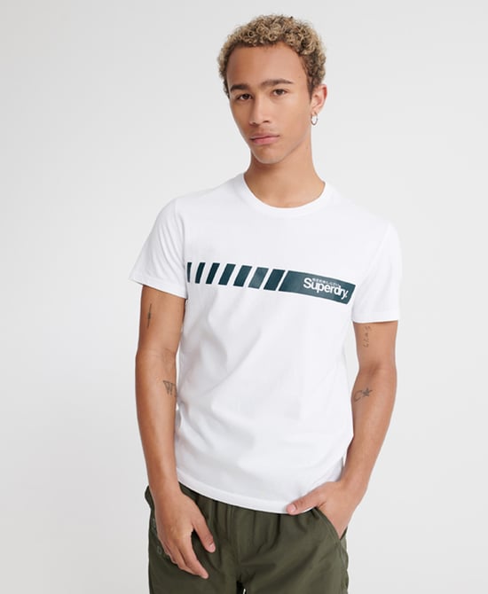 Superdry Core Logo Sport Stripe T-Shirt