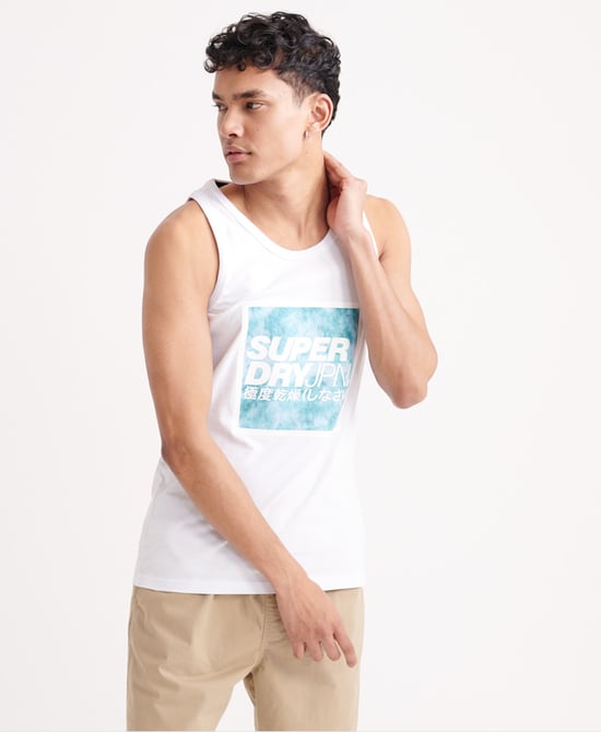 Superdry Japan Tie Dye Block Vest Top