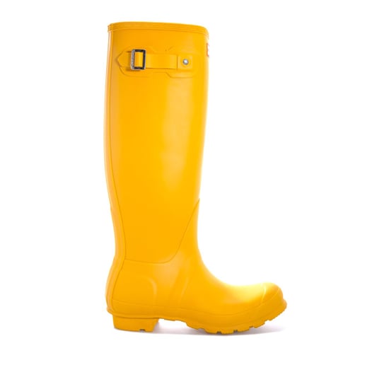 Dames Hunter Original Tall Wellington Laarzen in Geel - Image 1
