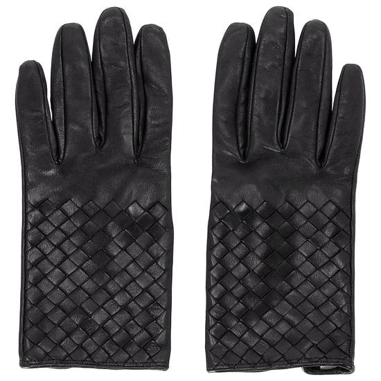 Bottega Veneta Intrecciato Gloves in Black Leather - Image 5