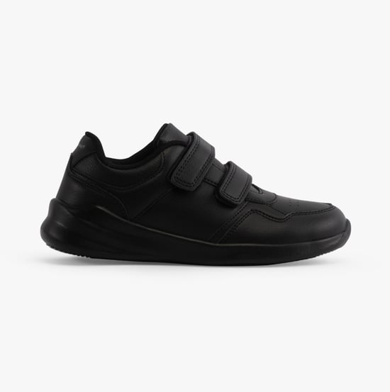 MARLING Unisex Leren School Sneakers Zwart - Image 1