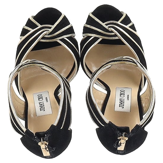 Jimmy Choo Koko Platform Sandalen in Zwart Suède - Image 4