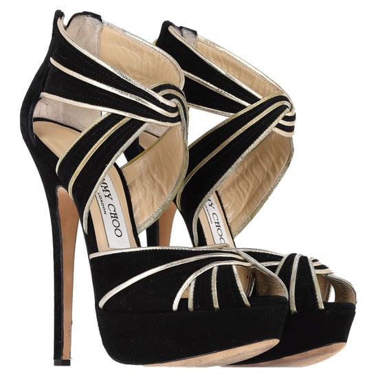 Jimmy Choo Koko Platform Sandalen in Zwart Suède - Image 5