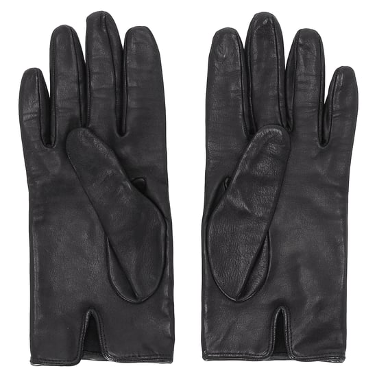 Bottega Veneta Intrecciato Gloves in Black Leather - Image 2
