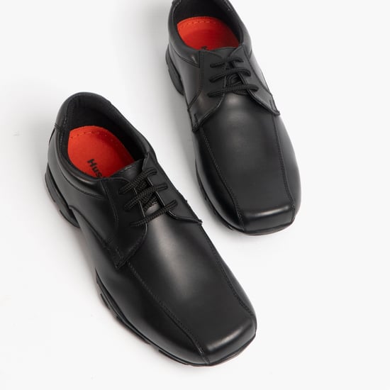 VINCENTE Jongens Leren Derby School schoenen Zwart - Image 2