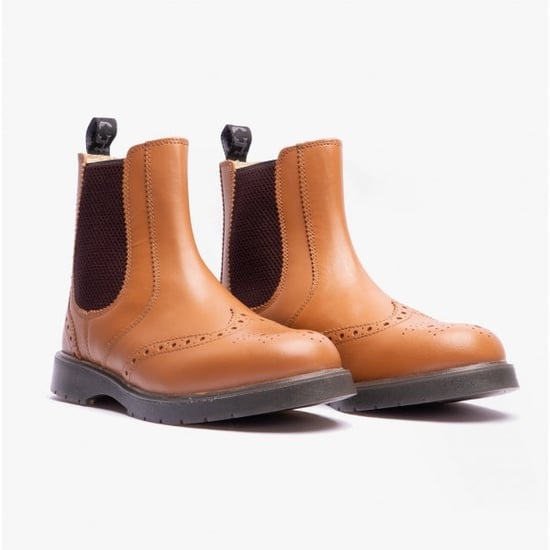 Grafters Runcorn Brogue Chelsea Boots Mens - Image 2