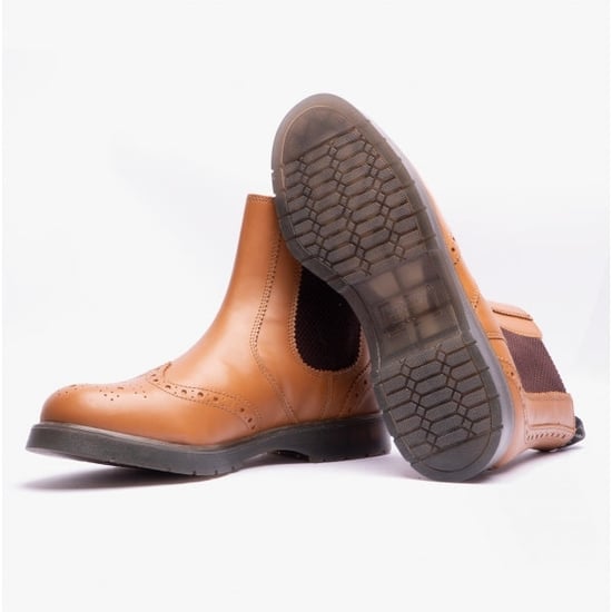 Grafters Runcorn Brogue Chelsea Boots Mens - Image 4