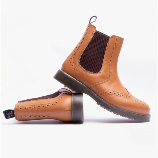 Grafters Runcorn Brogue Chelsea Boots Mens - Image 5