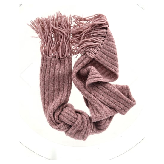 Acne Studios Ribben Brei Sjaal in Roze Wol - Image 5