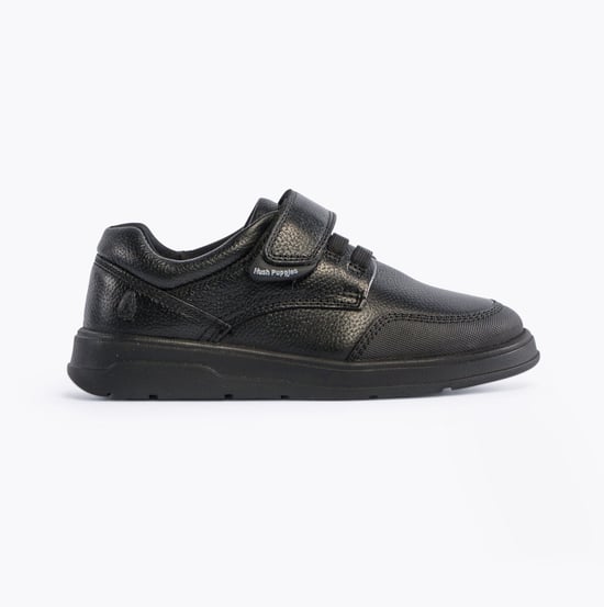 ROWAN Jongens Leren School schoenen Zwart - Image 1