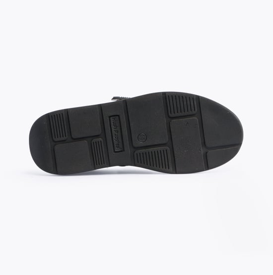 ROWAN Jongens Leren School schoenen Zwart - Image 3