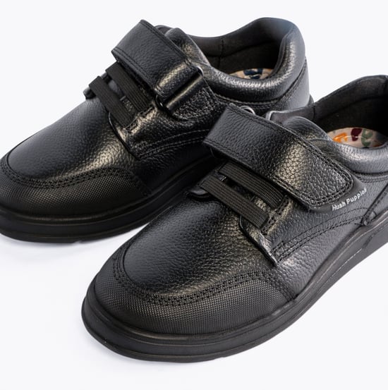 ROWAN Jongens Leren School schoenen Zwart - Image 6