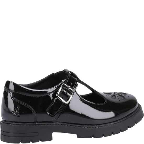FIONA Meisjes Leren School schoenen Patent Zwart - Image 2