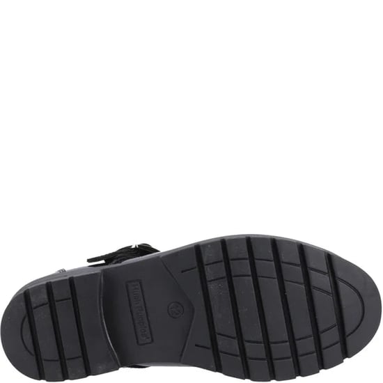 FIONA Meisjes Leren School schoenen Patent Zwart - Image 5