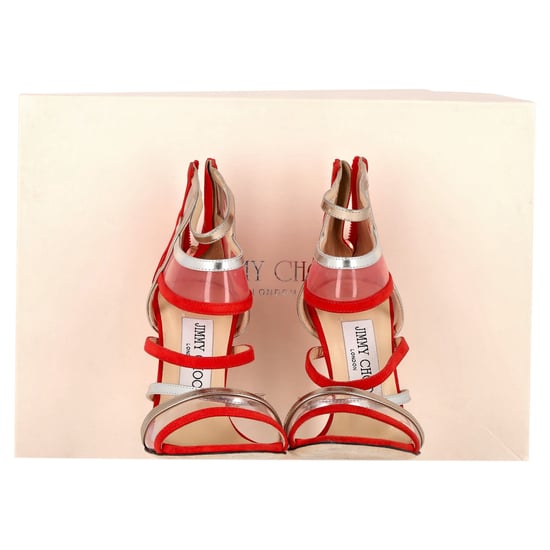 Jimmy Choo Maitai Sandalen in Rode Suede - Image 3