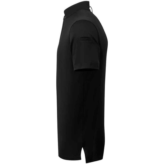 Premier Heren Essential Coolchecker koksshirt met korte mouwen (Zwart) - Image 3