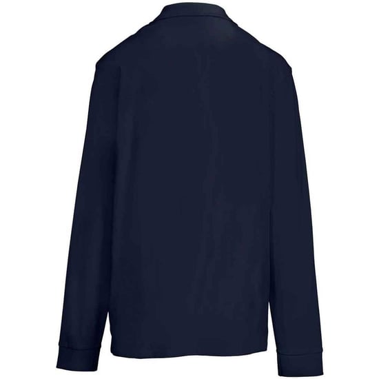 SOLS unisex volwassen piqué poloshirt met lange mouwen (Franse marine) - Image 2