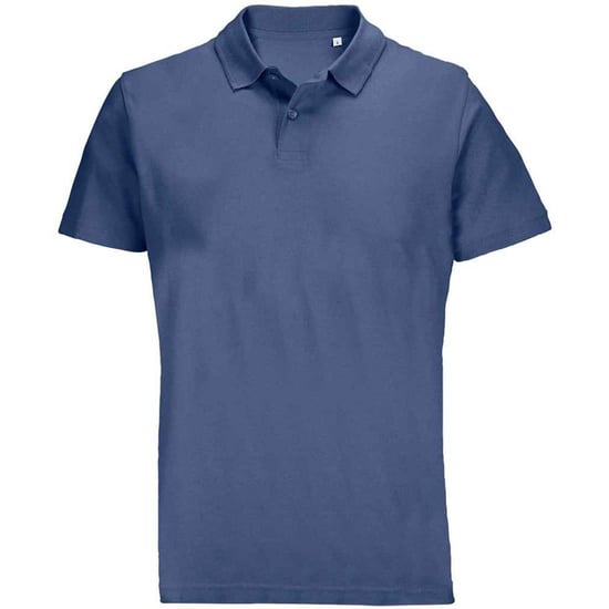 SOLS Pulse piqué poloshirt voor volwassenen, uniseks (Denim) - Image 1