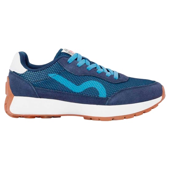 Regatta Heren Marine Heritage Suede Trainers (Marine/Koronetblauw) - Image 1
