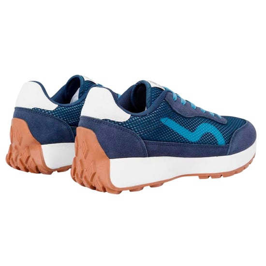 Regatta Heren Marine Heritage Suede Trainers (Marine/Koronetblauw) - Image 2