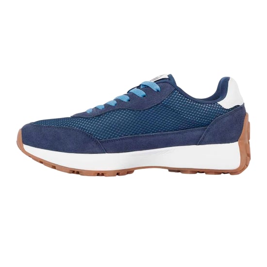 Regatta Heren Marine Heritage Suede Trainers (Marine/Koronetblauw) - Image 3
