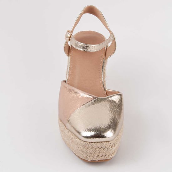 Montevita Espadrilles Met Sleehak Esparteo6 Goud - Image 3