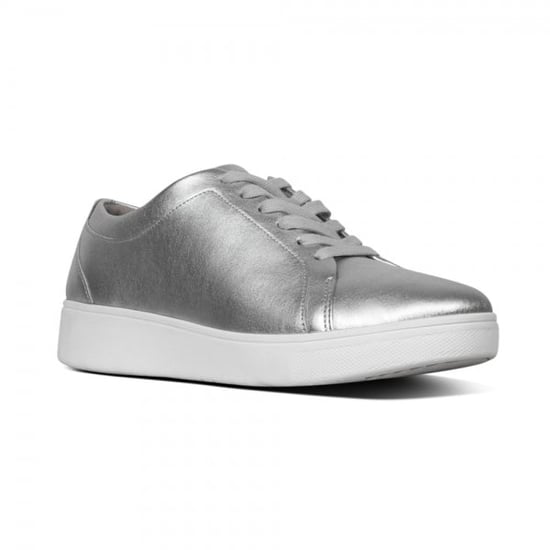 RALLY Dames Leren Sneakers Zilver - Image 5