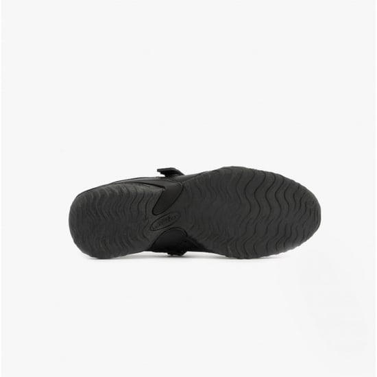 VELOCITY POUTY Meisjes Leren School schoenen Zwart - Image 4