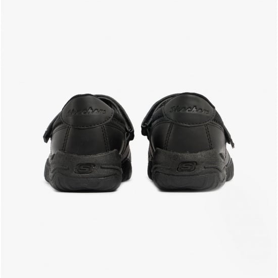 VELOCITY POUTY Meisjes Leren School schoenen Zwart - Image 5