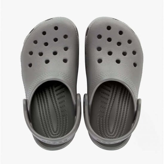 Crocs Kids' Classic Thermoplastische Leigrijze Instappers - Image 2