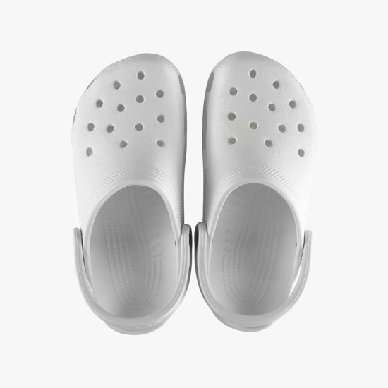 Crocs Kids' Classic Clog Thermoplastische Witte Instappers - Image 3