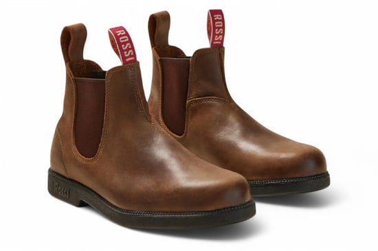 Rossi 607 Booma Rustieke Bruine Leren Chelsea Laarzen - Image 3