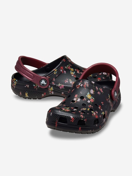 Crocs Classic Graphic Thermoplastische Zwarte/Multikleurige Instappers - Image 2