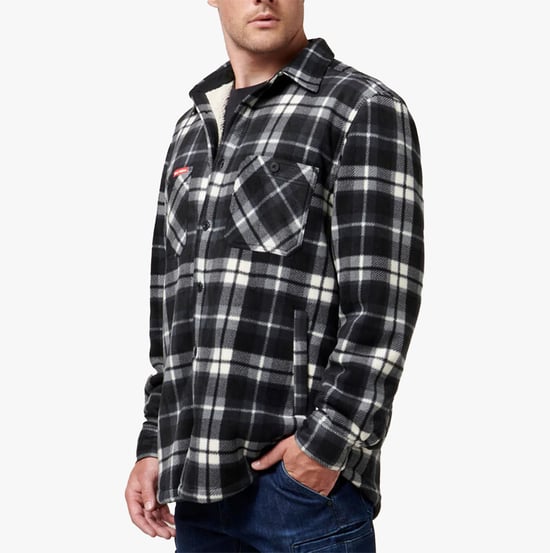 Hard Yakka GEQUILTED FLANEL HEREN Shirtjas Grijs - Image 5
