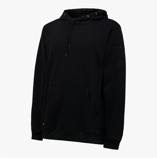 Hard Yakka BORSTELMOLTON Heren Sweater Zwart - Image 3