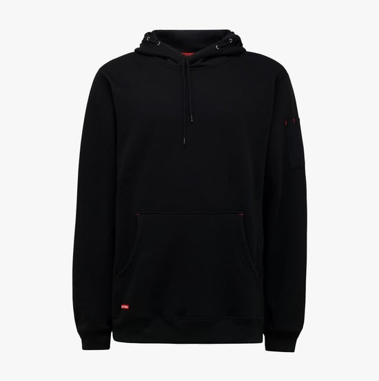 Hard Yakka BORSTELMOLTON Heren Sweater Zwart - Image 1